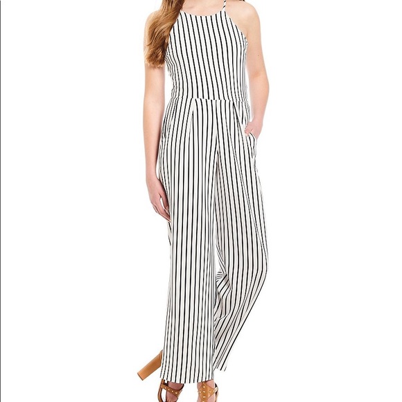 halter neck culotte jumpsuit